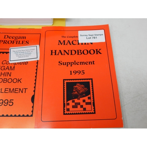 781 - The complete Deegam Machin Handbook and profiles 1995 and the complete Deegan
Handbook Second Editio... 