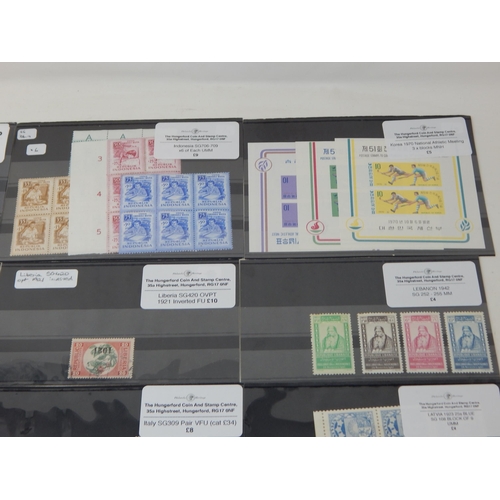 500 - A fantastic collection of Commonwealth stamps from Liberia, Lebanon, Latvia, Korea,
Italy, Indonesia... 