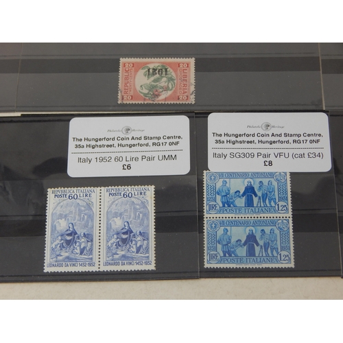 500 - A fantastic collection of Commonwealth stamps from Liberia, Lebanon, Latvia, Korea,
Italy, Indonesia... 