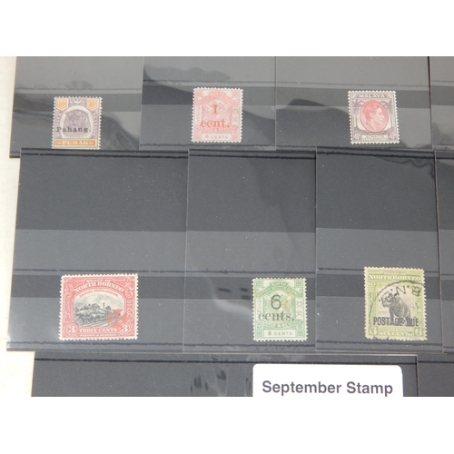 503 - Straits Settlements/Malaysia, a nice collection of single stamps from various states,
including Nort... 