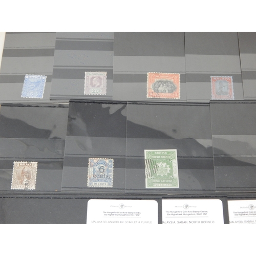 504 - Another fine selection of single stamps from variouse Malaysian states.