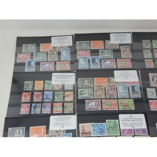 506 - Malaysia Straits Settlements. Various stamps from Malaysia and states, including 1957
Pahang set, no... 