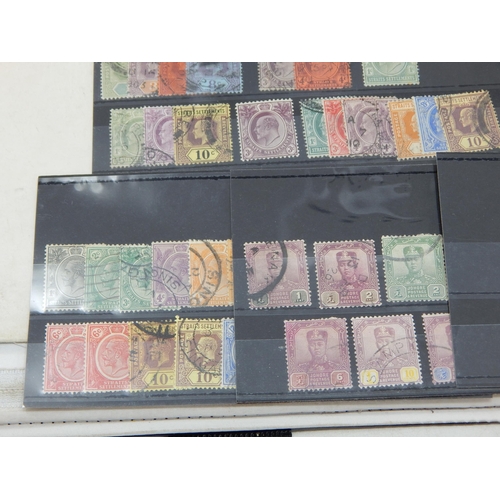 508 - Various stamps from the Straits Settlements some used, mostly MH.