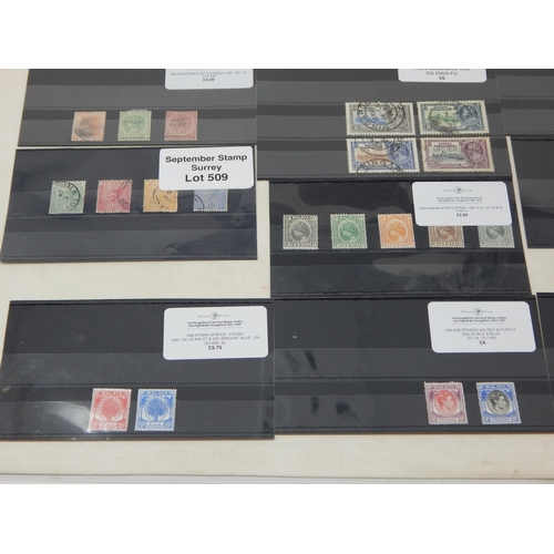 509 - A fine collection of Malaysia stamps.