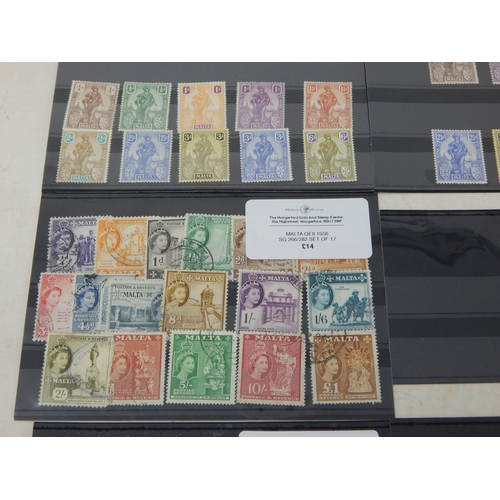 511 - Great bundle of Maltese stamps, including QV 1885 1d rose & 1d carmine.