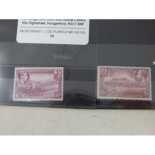 517 - Superb stamps from Monserrat including a KGV 1932 sg 84-89.