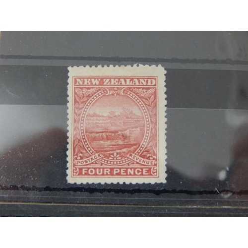 521 - A fine grouping of stamps from Newzealand. Includes singles, mini sheets and pairs.