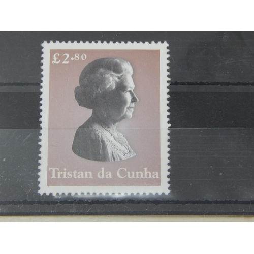 525 - A larger collection of stamps from Tristan Da Cunha, some singles, mini sheets and
other varieties.