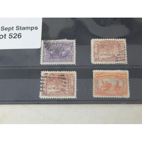 526 - A gorgeous collection of mainly single stamps from Canada and Newfoundland.