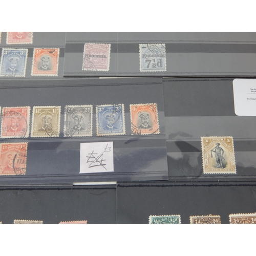 530 - Brilliant selection of stamps from Rhodesia & North Borneo.