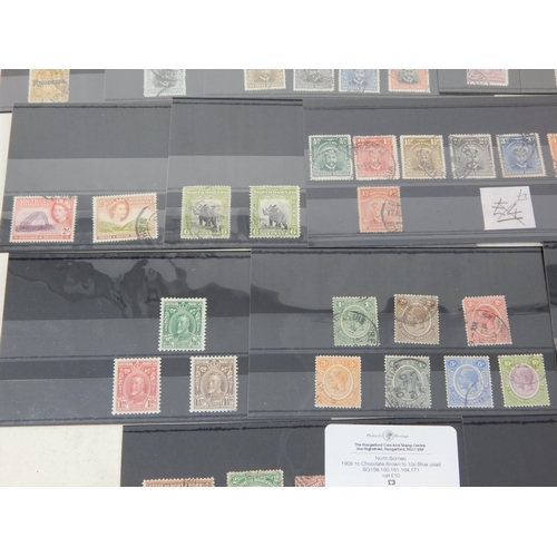 530 - Brilliant selection of stamps from Rhodesia & North Borneo.