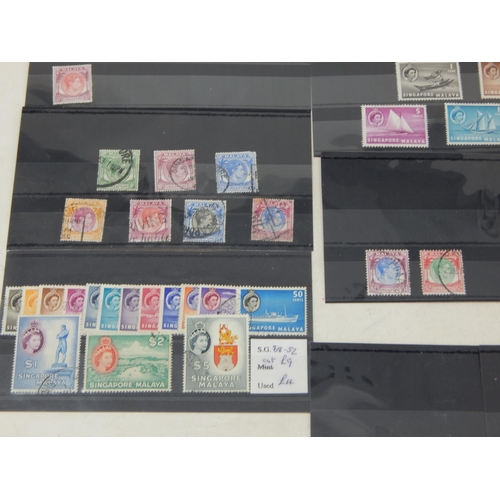 532 - A nice variety of stamps from Malaysia and States.