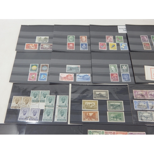 536 - A fabulous selection of stamps from Gambia, Nigeria, Sierra leone, India, Switzerland,
Canada and Ba... 