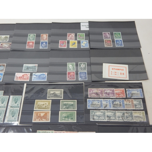 536 - A fabulous selection of stamps from Gambia, Nigeria, Sierra leone, India, Switzerland,
Canada and Ba... 