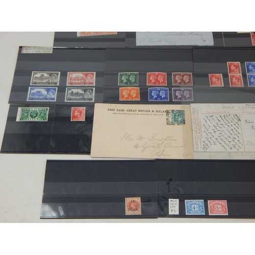 552 - A bundle of British stamps, postal history and postage dues.