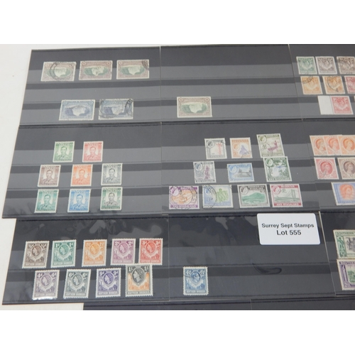 555 - A great selection of Northern and Southern Rhodesia stamps. All used.