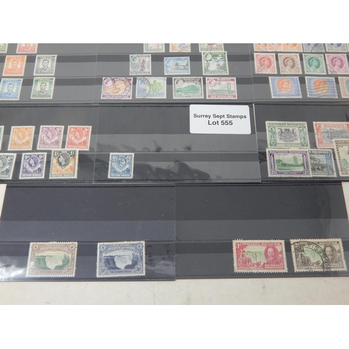 555 - A great selection of Northern and Southern Rhodesia stamps. All used.