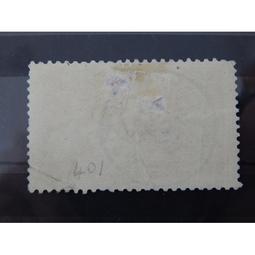 682 - GB KGV 1913 Waterlow seahorses 5s rose-carmine SG 401, FU cds example, stamp is
thinned where previo... 