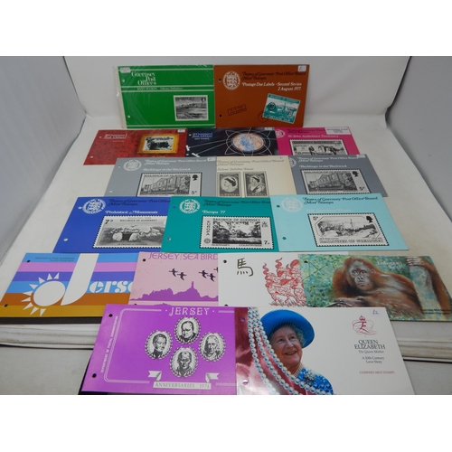 734 - A great collection of mint stamps in booklets from the Channel Islands.