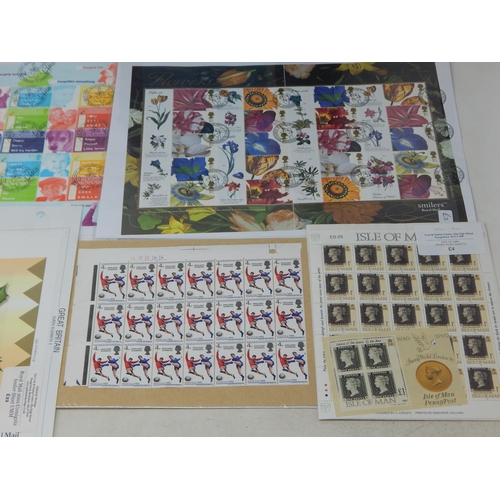 736 - A magnificent selection of GB Smiler sheets, Marginal blocks, full sheets etc.