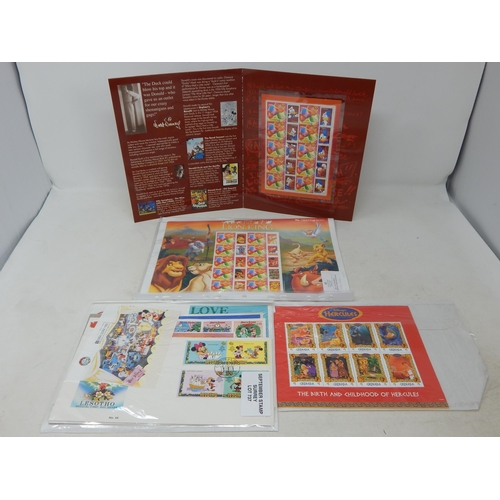 737 - An exquisite collection of Disney stamps, mini sheets, covers and smiler sheet.