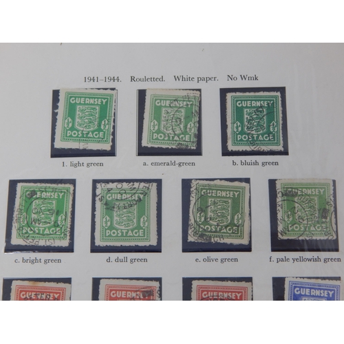 740 - Guernsey collection of German occupation stamps. Issued under British Authority.