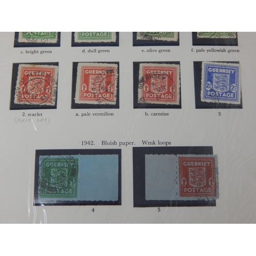 740 - Guernsey collection of German occupation stamps. Issued under British Authority.