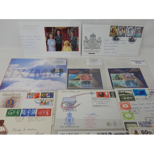 742 - Great British collection of postal history including a set of Benham Silk Butterfly
covers, 2 Gerry ... 