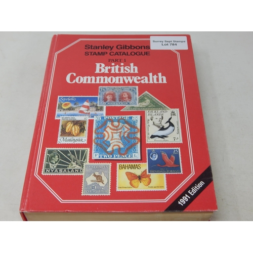 784 - Stanley Gibbons Stamp Catalogue Part 1 British Commonwealth 1991 edition.