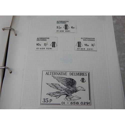 892 - Collection of Postal Strike stamps in album