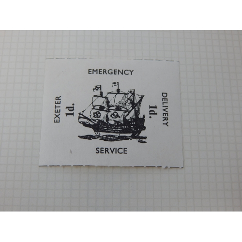 892 - Collection of Postal Strike stamps in album