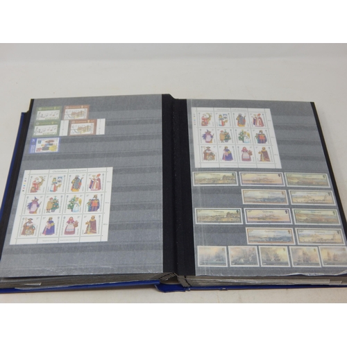 793 - A large album full of Channel Island stamps. Mainly mint.