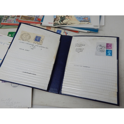 775 - A bundle of postal history, First Day Covers and stamps. Interesting lot.