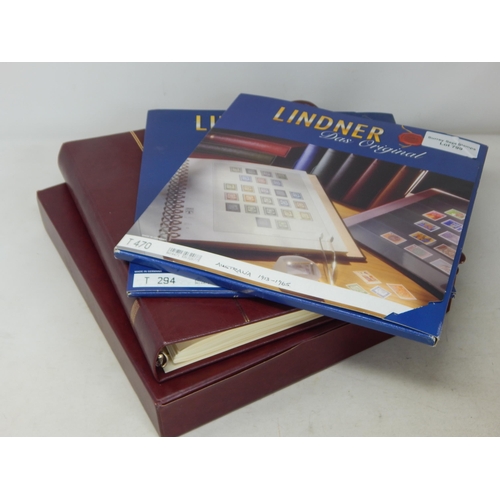 799 - A fabulous Lindner GB album with 2 packets of inserts.