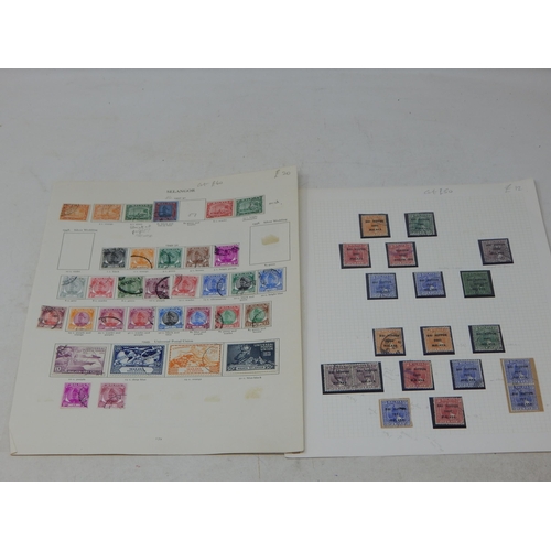 917 - Collection of Malaya Nippon Overprint stamps Selangor selection Used (cat £110).