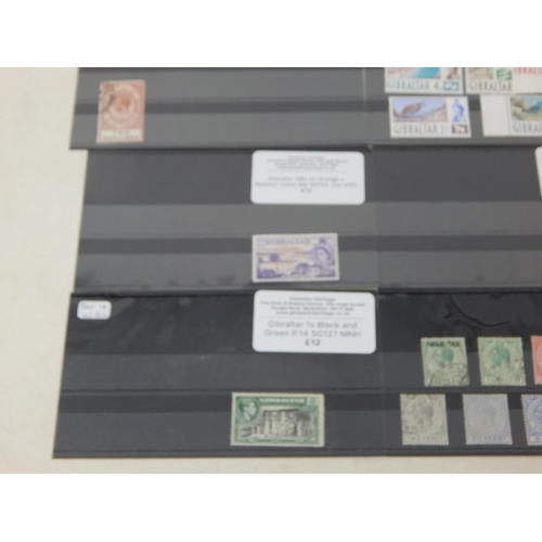 840 - Gibraltar selection inc KGV and QEII set SG160-172 UMM (cat £240+)