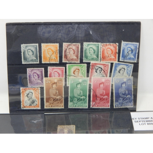 809 - A good selection of New Zealand stamps mainly Used