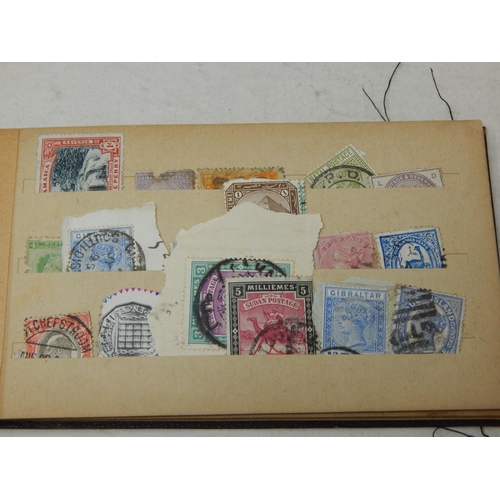 964 - Small vintage album containing stamps