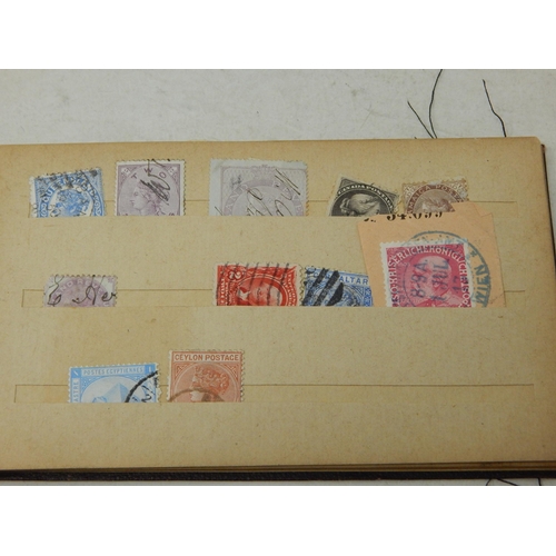 964 - Small vintage album containing stamps