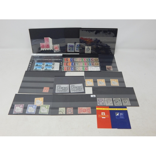 960 - Selection of stamps on stockcards