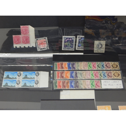 960 - Selection of stamps on stockcards