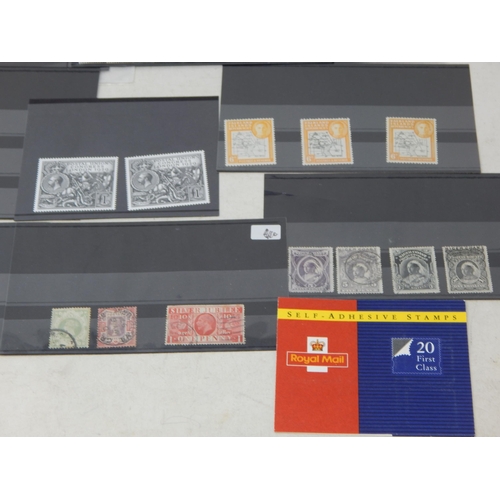 960 - Selection of stamps on stockcards