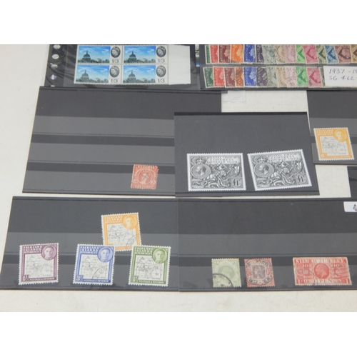 960 - Selection of stamps on stockcards