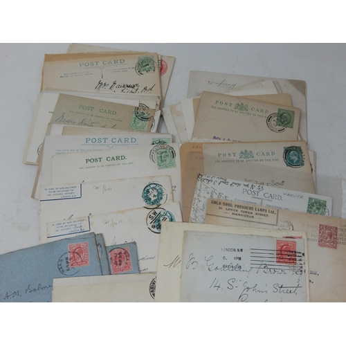 992 - a selection of early postal history and postcards, etc