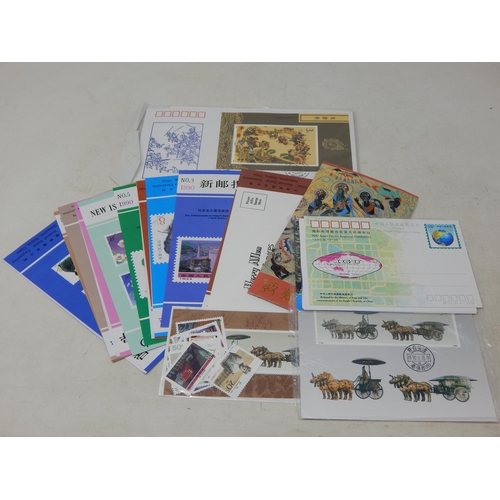 990 - China selection of Mint stamps and covers