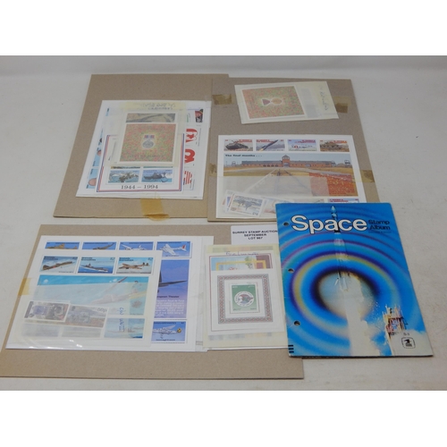 967 - Album of Space stamps; large collection of Mint stamps still in packets of issue