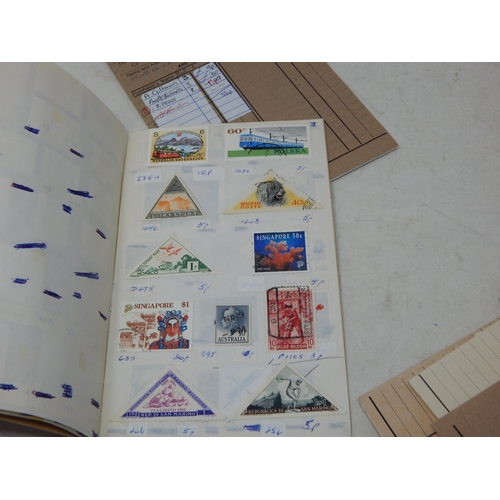 973 - Collection of stamps housed in 11 x Approval books