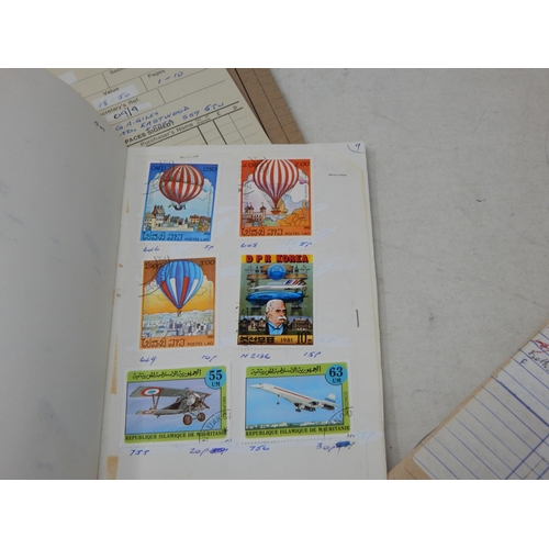 973 - Collection of stamps housed in 11 x Approval books