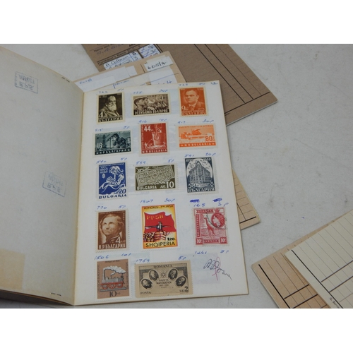 973 - Collection of stamps housed in 11 x Approval books