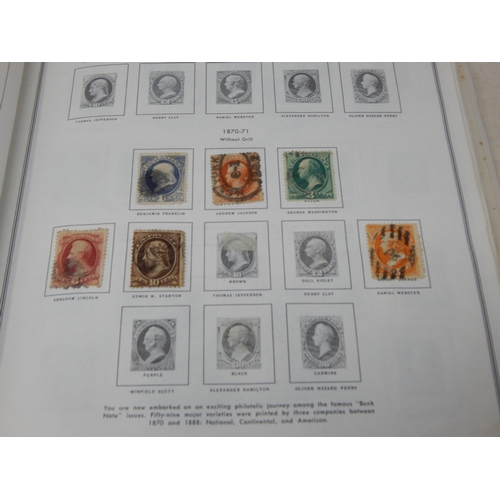 908 - An important collection of USA stamps housed in the Harris Independence United States Stamp Album